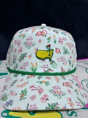 2026 Women’s Masters 18 holes and names Golf Hat with Logo Tag. NEW
